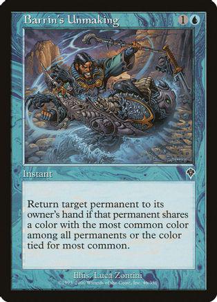 Barrin's Unmaking [Foil]
