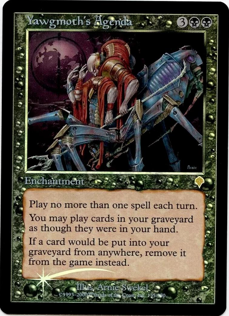 Yawgmoth's Agenda [Foil] #135