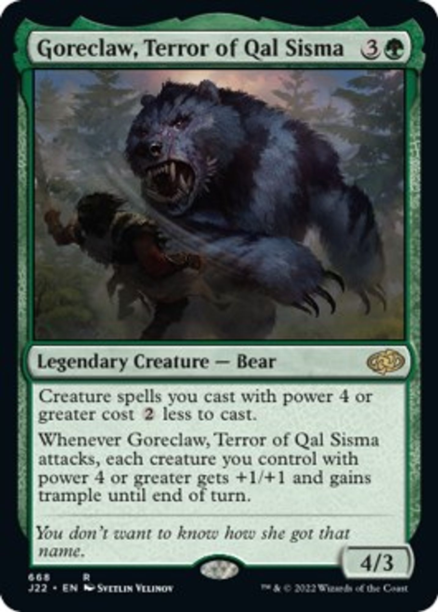 Goreclaw, Terror of Qal Sisma #668