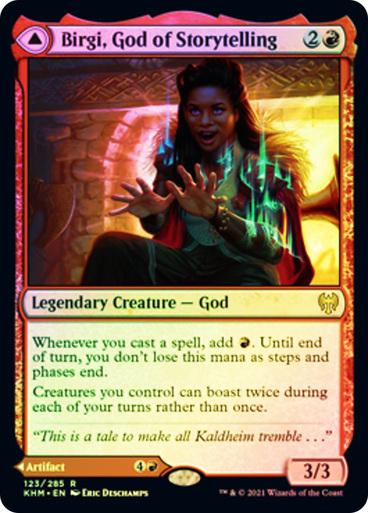 Birgi, God of Storytelling & Harnfel, Horn of Bounty [Foil]