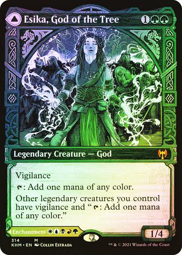 Esika, God of the Tree & The Prismatic Bridge [Showcase Foil]