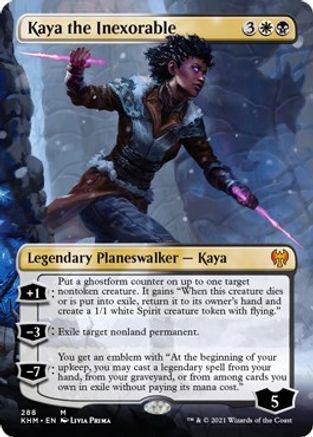 Kaya the Inexorable [Extended Art Foil]