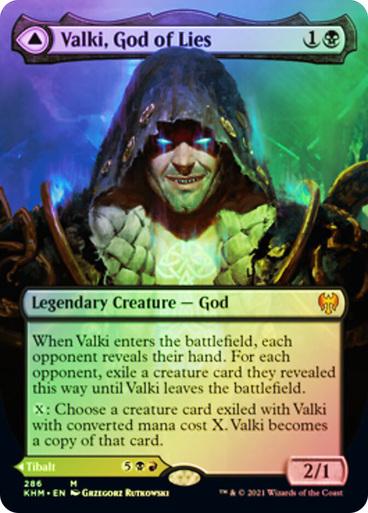 Valki, God of Lies & Tibalt, Cosmic Impostor [Extended Art Foil]