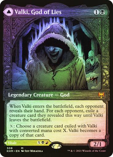 Valki, God of Lies & Tibalt, Cosmic Impostor [Showcase Foil] #308