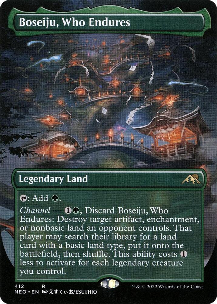 Boseiju, Who Endures [Borderless Foil] #412
