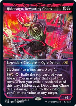 Hidetsugu, Devouring Chaos [Neon Red] #429