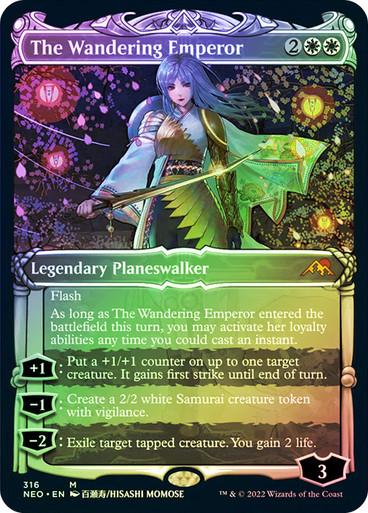 The Wandering Emperor [Showcase Foil] #316