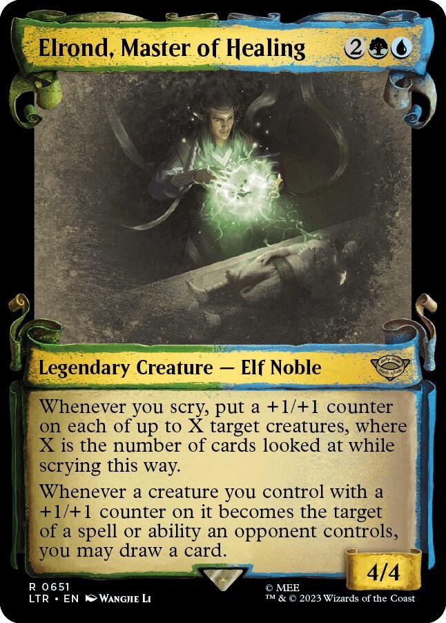 Elrond, Master Of Healing [Showcase Foil] #651