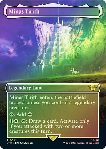 Minas Tirith [Borderless Foil] #341