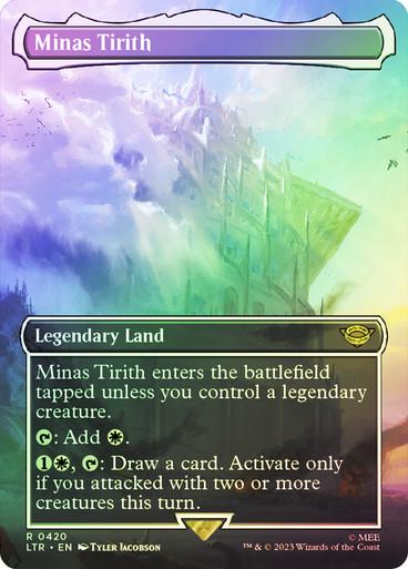 Minas Tirith [Borderless Foil] #420