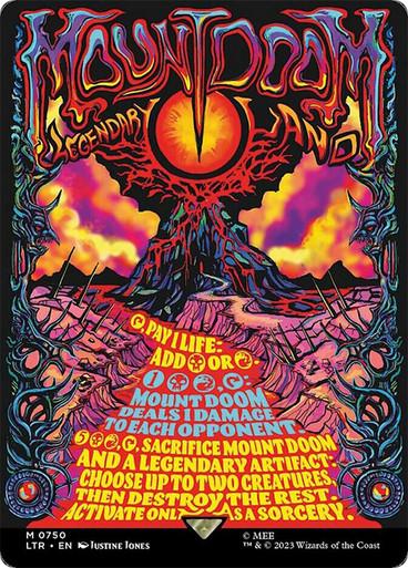 Mount Doom [Borderless Poster] #750