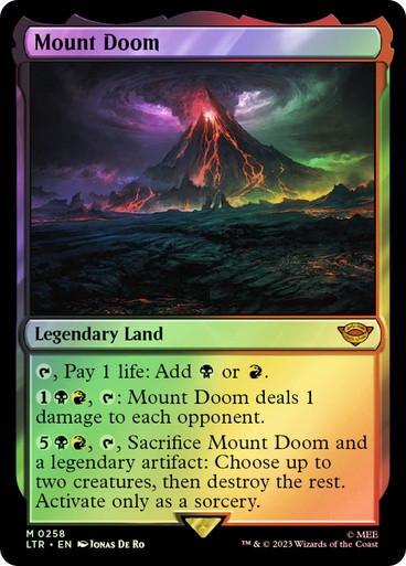 Mount Doom [Foil] #258