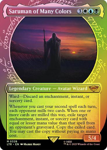 Saruman of Many Colors [Showcase Foil] #328