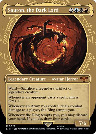 Sauron, the Dark Lord [Showcase Foil] #329