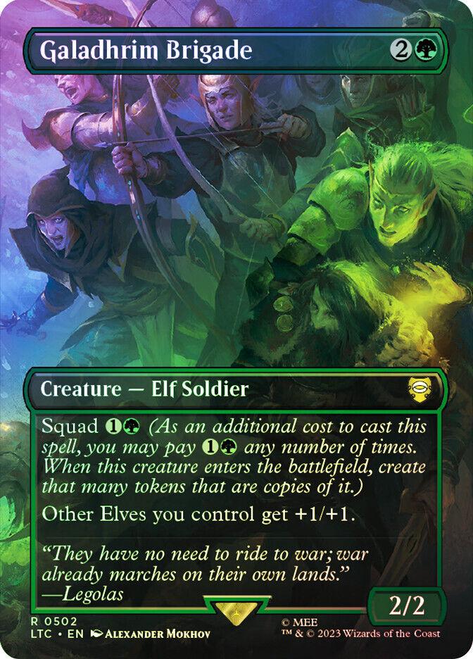 Galadhrim Brigade [Borderless Foil] #502