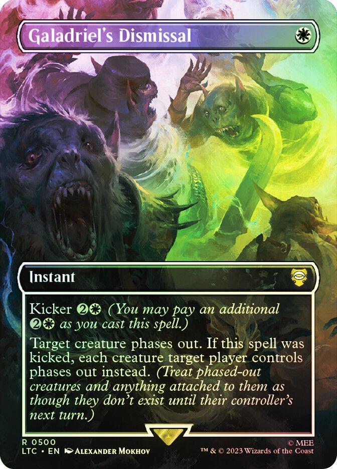 Galadriel's Dismissal [Borderless Foil] #500