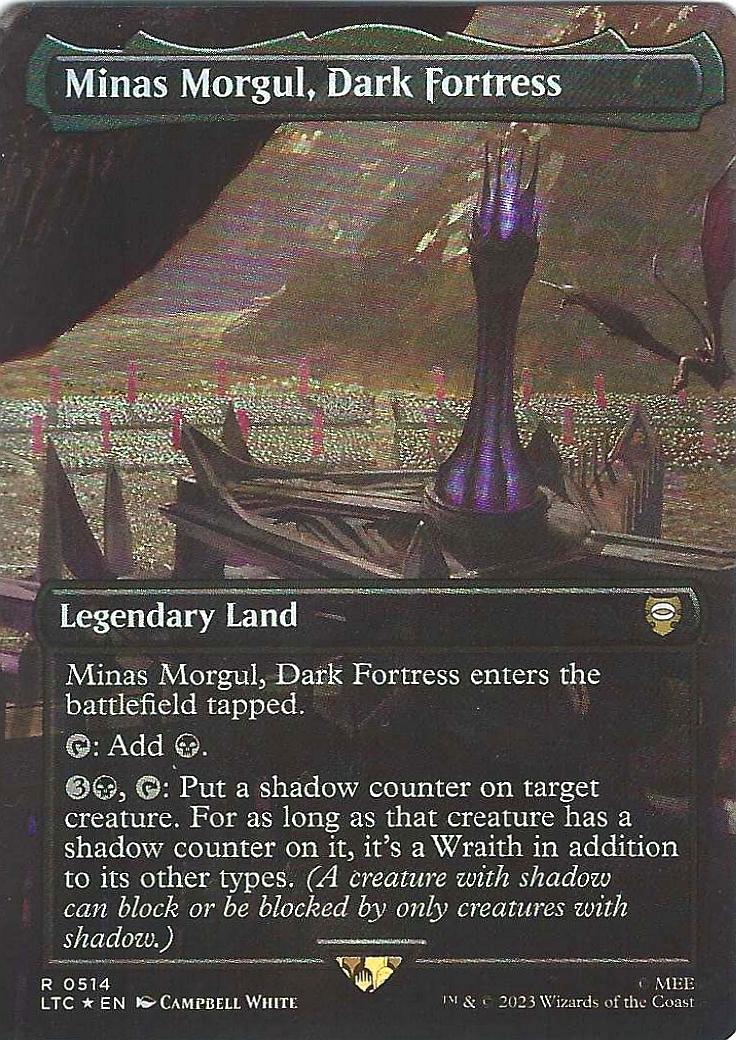 Minas Morgul, Dark Fortress [Borderless Foil] #514