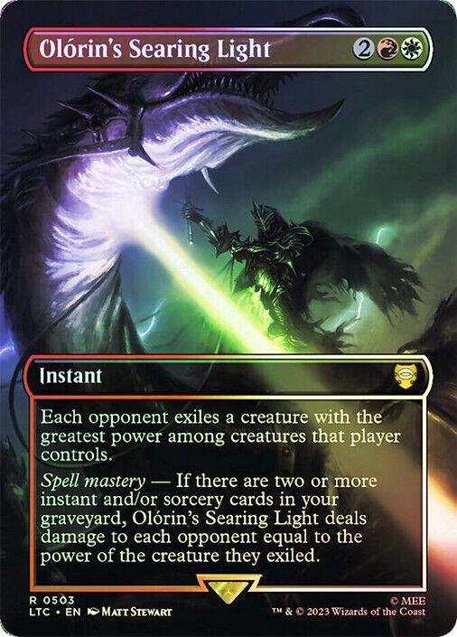 Olorin's Searing Light [Borderless Foil] #503