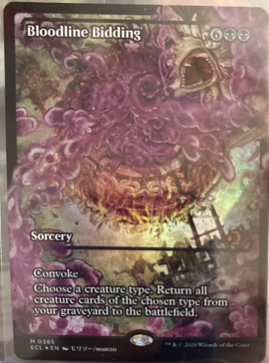 Bloodline Bidding [Showcase Foil] #385