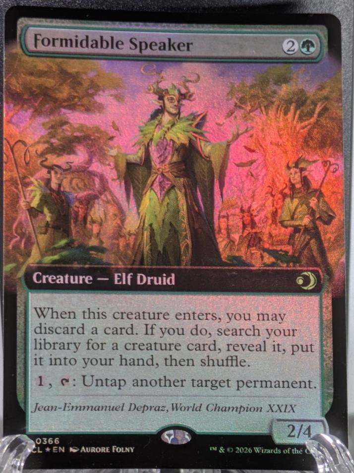 Formidable Speaker [Extended Art Foil] #366