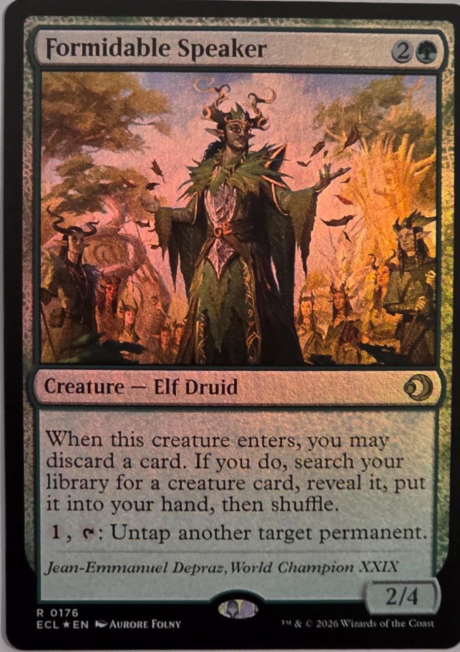Formidable Speaker [Foil] #176