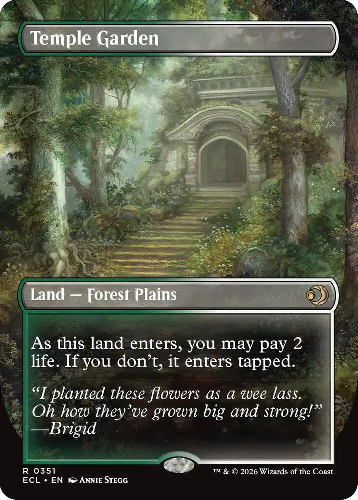 Temple Garden [Borderless Foil] #351
