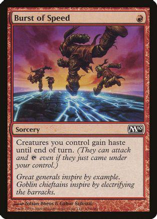 Burst of Speed [Foil]