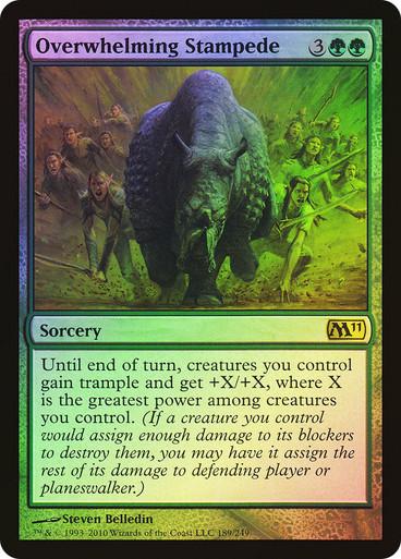 Overwhelming Stampede [Foil] #189