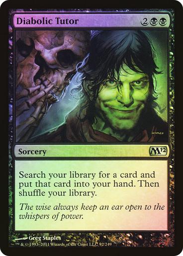 Diabolic Tutor [Foil] #92