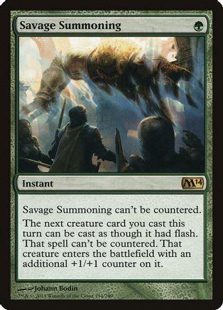 Savage Summoning [Foil]