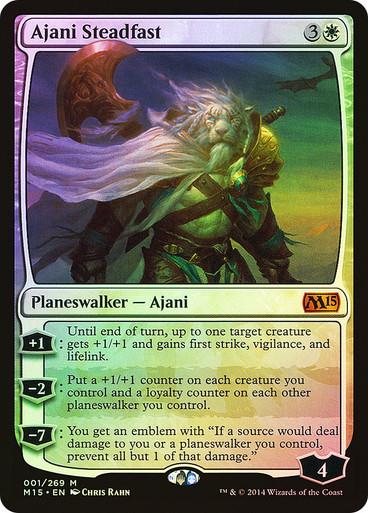 Ajani Steadfast [Foil] #1