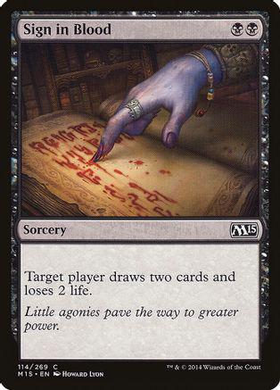 Sign in Blood [Foil]
