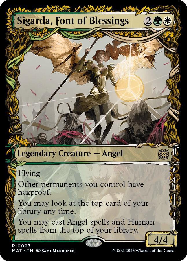 Sigarda, Font Of Blessings [Showcase Foil] #97