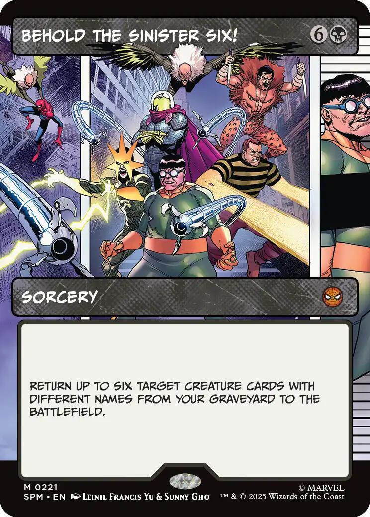 Behold the Sinister Six! [Borderless] #221