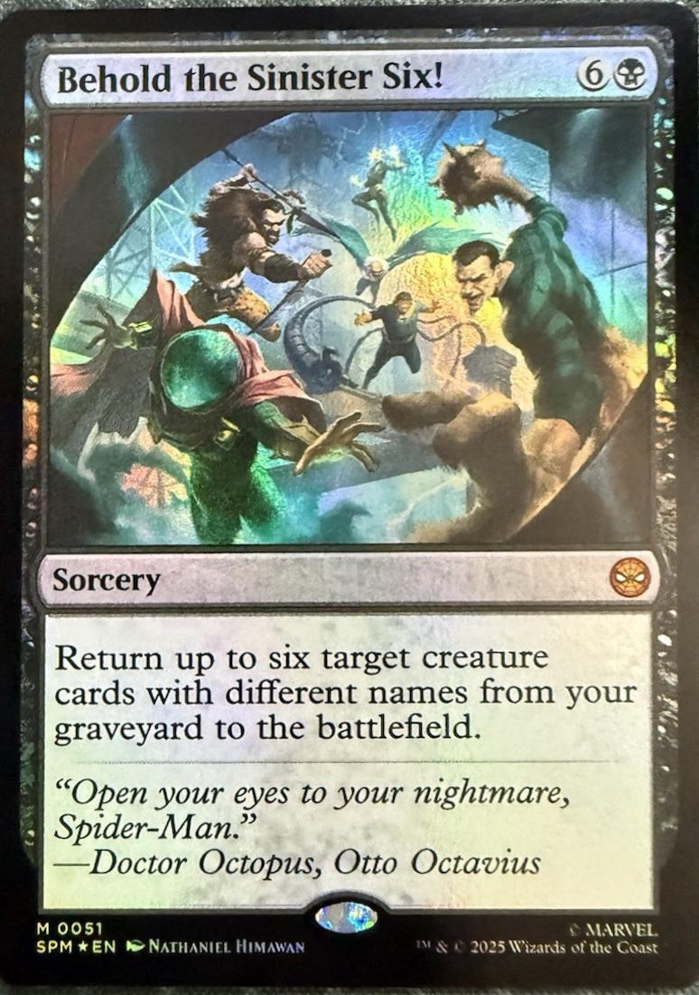 Behold the Sinister Six! [Foil] #51