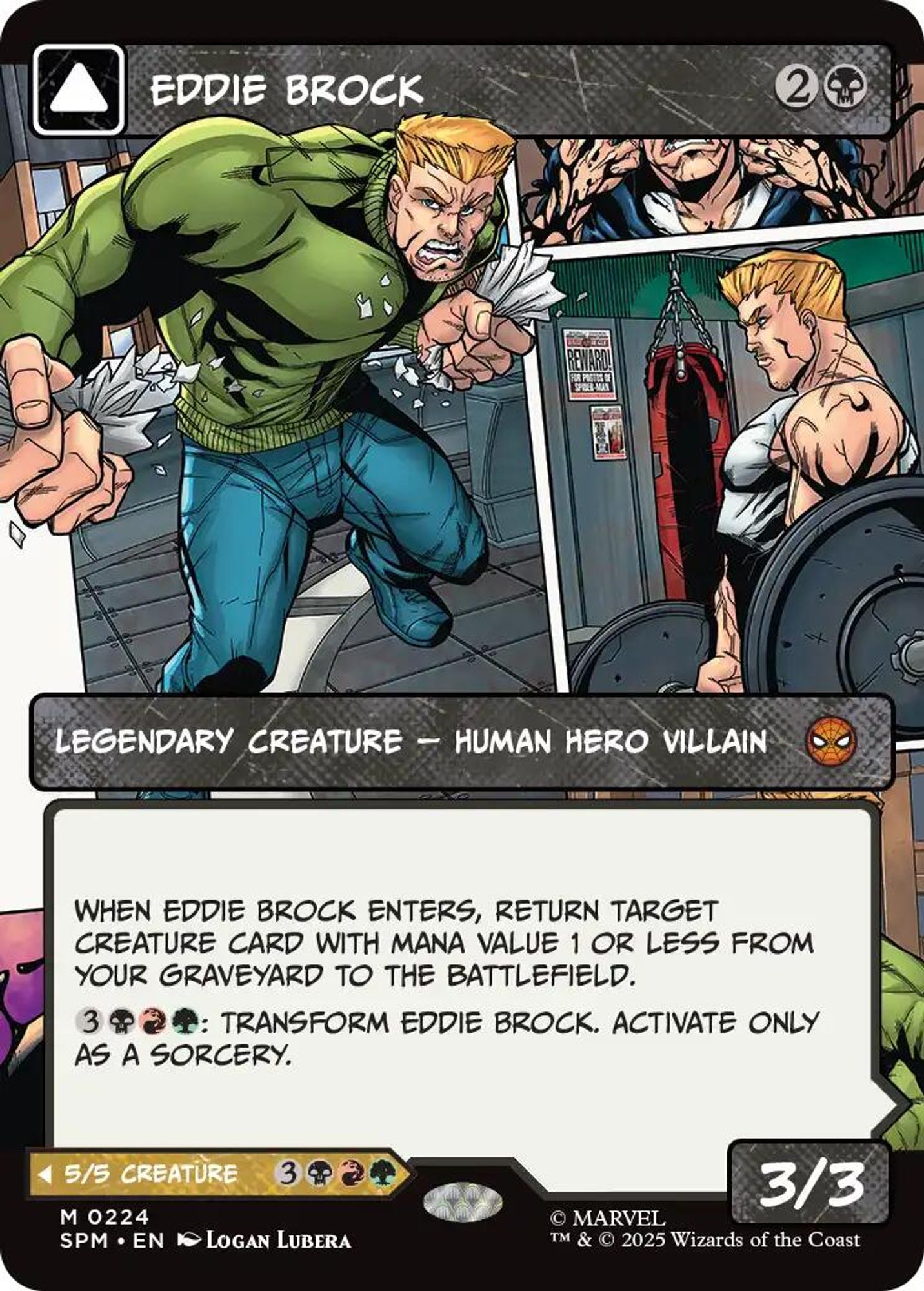 Eddie Brock [Borderless] #224