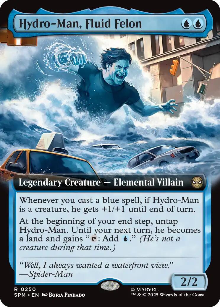 Hydro-Man, Fluid Felon [Extended Art] #250