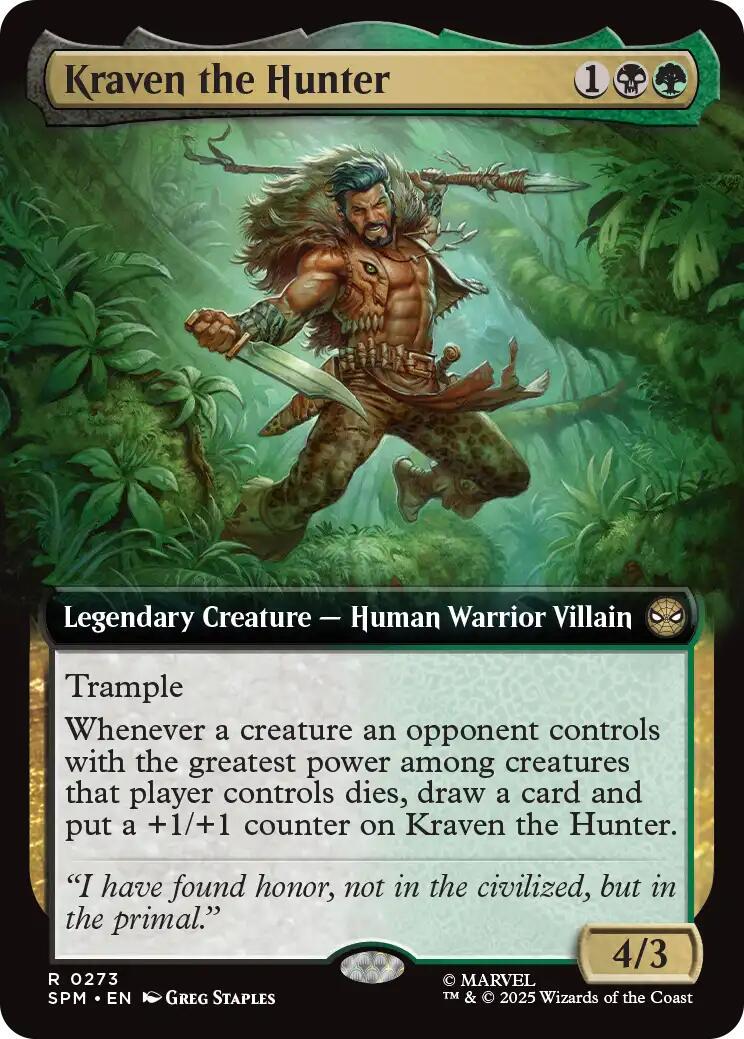 Kraven the Hunter [Extended Art Foil] #273