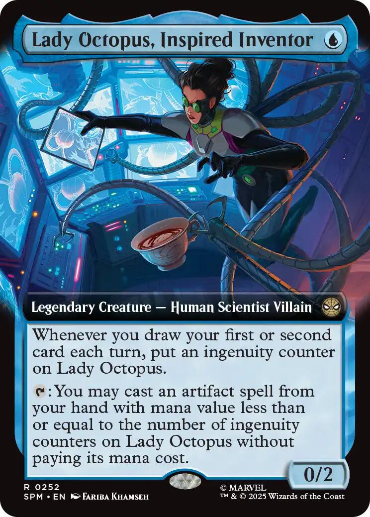 Lady Octopus, Inspired Inventor [Extended Art] #252