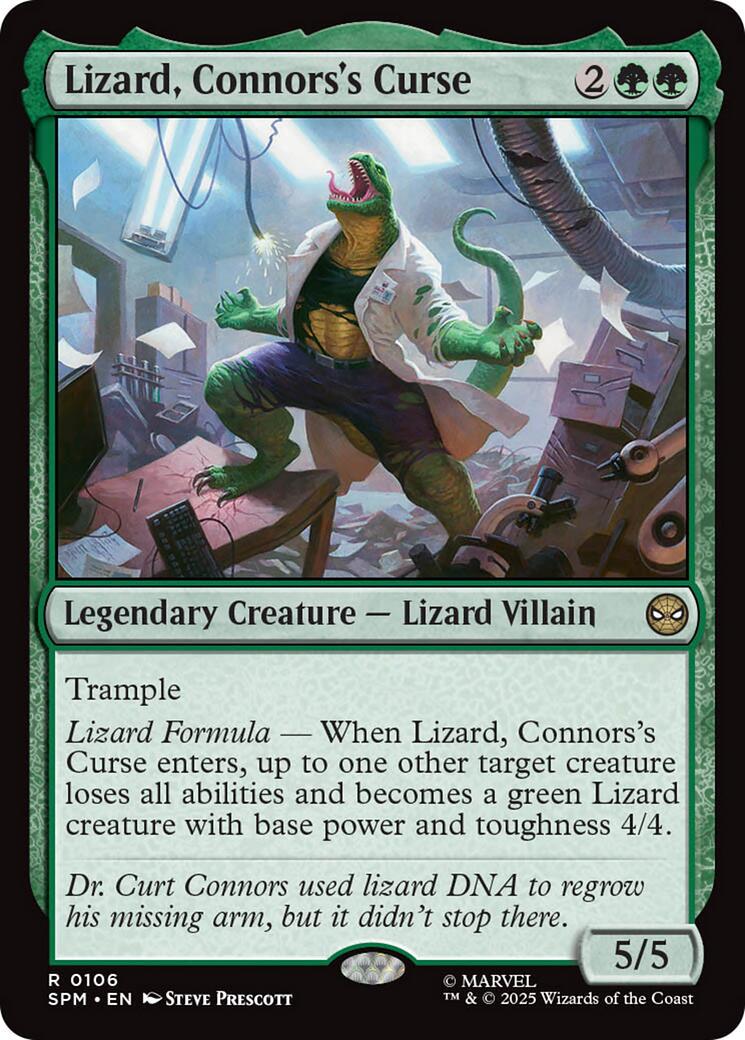 Lizard, Connors's Curse #106