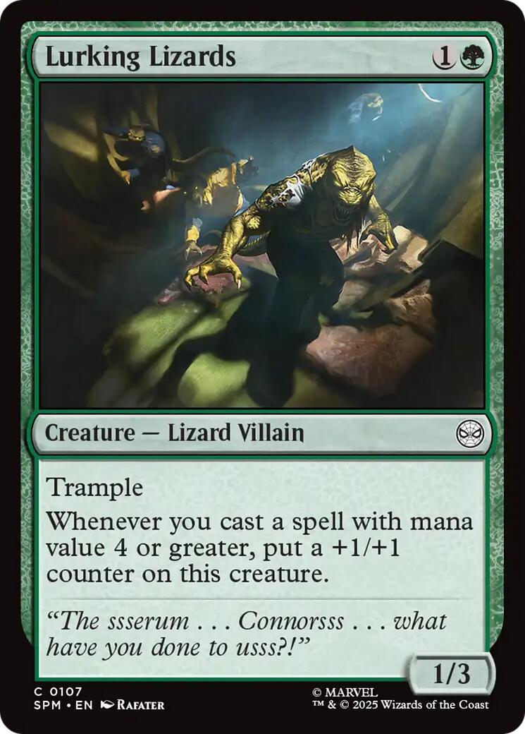 Lurking Lizards #107