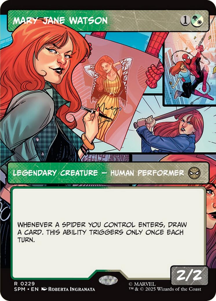 Mary Jane Watson [Borderless Foil] #229