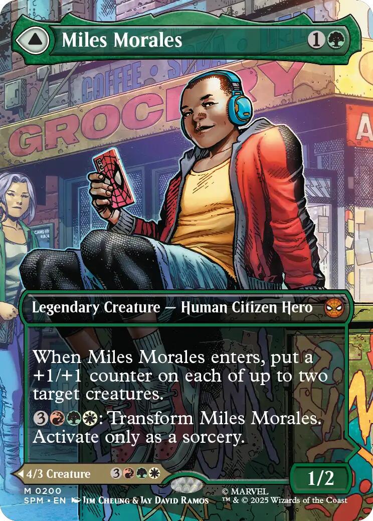 Miles Morales [Borderless Foil] #200