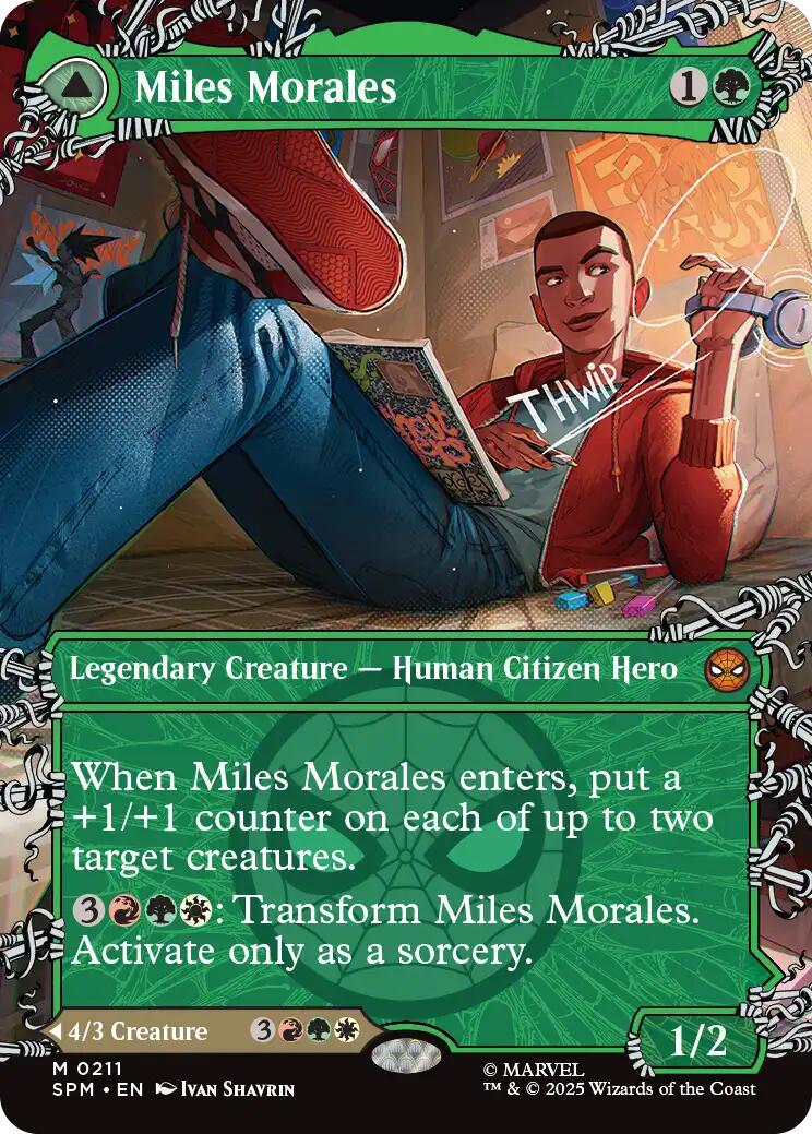 Miles Morales [Borderless Foil] #211