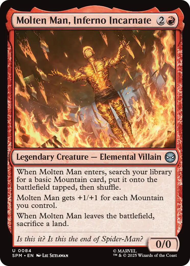 Molten Man, Inferno Incarnate [Foil] #84