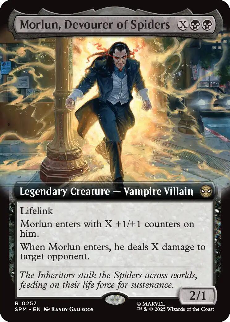Morlun, Devourer of Spiders [Extended Art Foil] #257