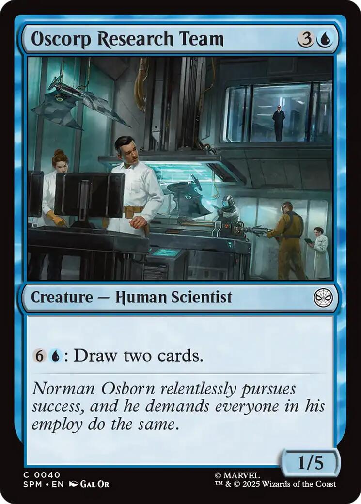 Oscorp Research Team #40