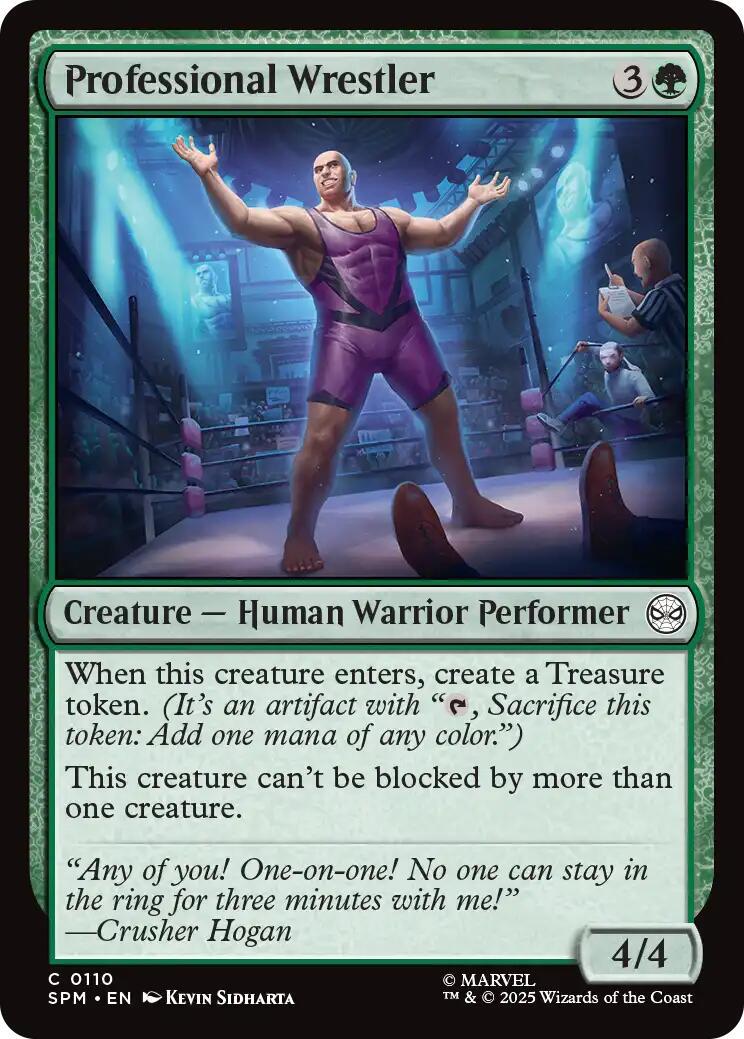 Professional Wrestler [Foil] #110