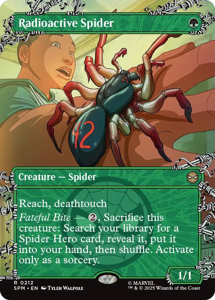 Radioactive Spider [Borderless Foil] #212
