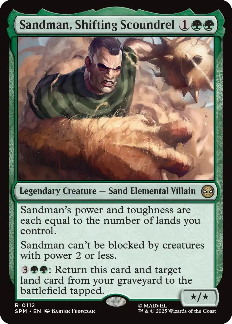 Sandman, Shifting Scoundrel [Foil] #112